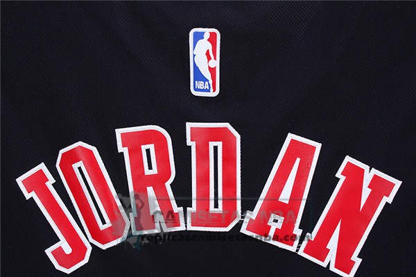 Camiseta Manga Corta Bulls Jordan Negro